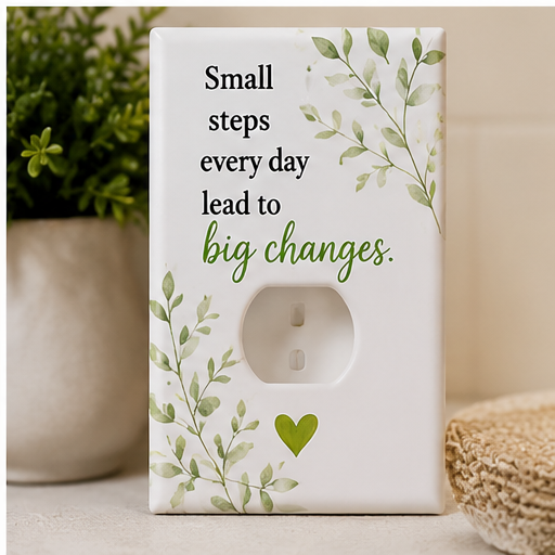 Inspirational Outlet Cover Collection 💜 | Positive Affirmation Wall Plates