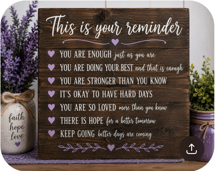 Inspirational Wood Signs - Customized Home Décor