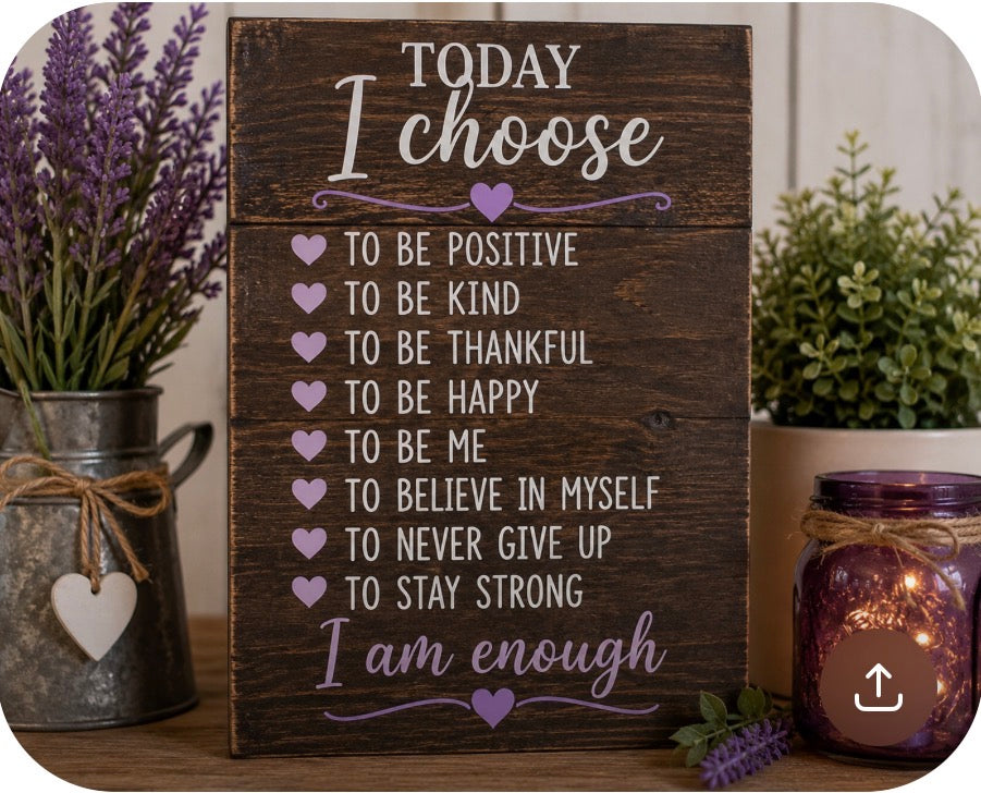 Inspirational Wood Signs - Customized Home Décor