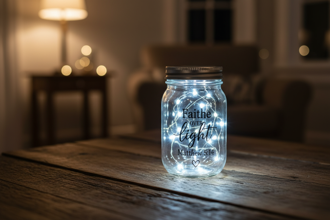 Mason Jar Lights - Cool White